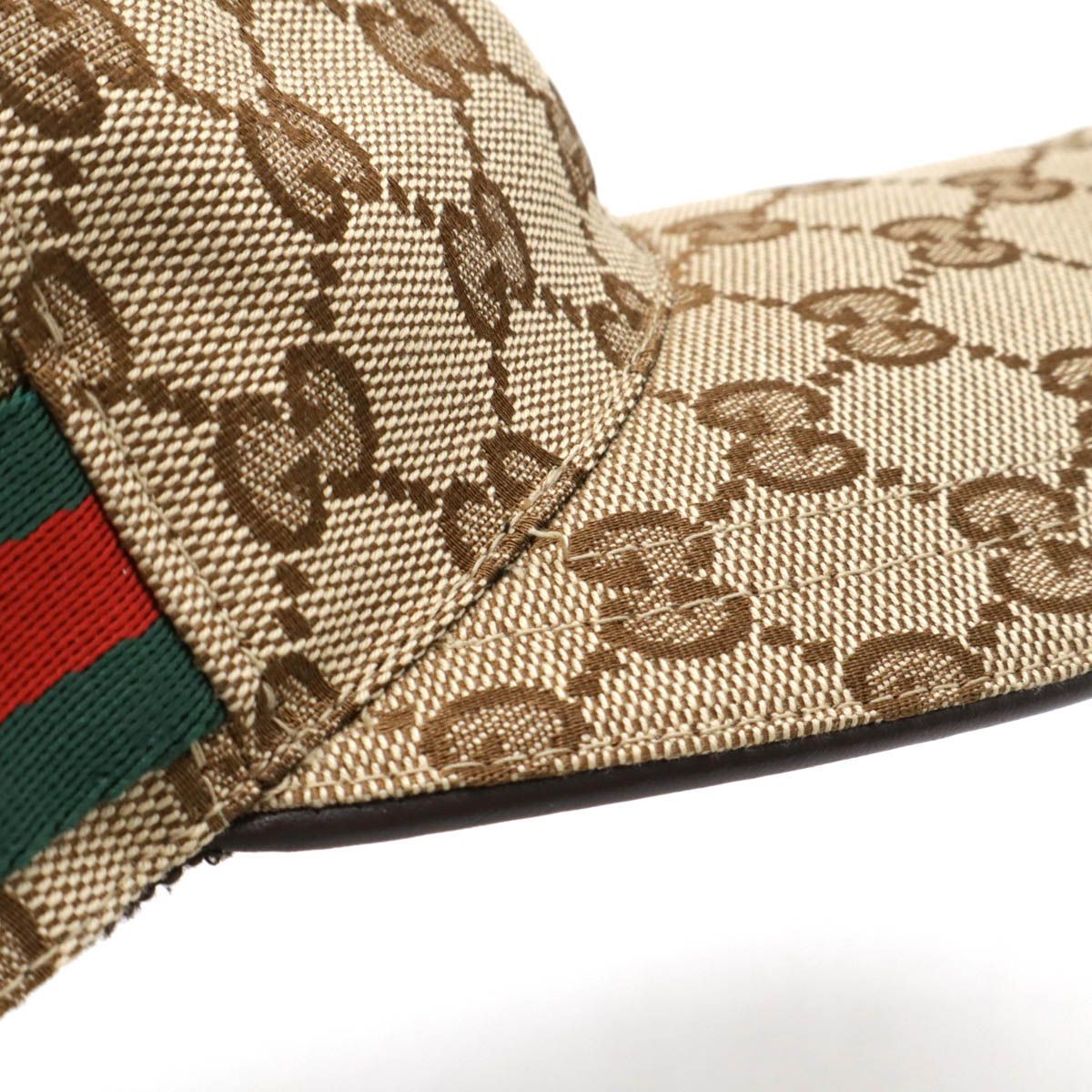 GUCCI グッチ GGキャンバス ウェブライン ベースボールキャップ GUCCI グッチ GGキャンバス ウェブライン ベースボールキャップ