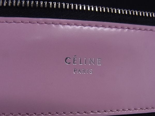 ■極美品■ CELINE セリーヌ レザー クラッチバッグ セカンドバッグ ポーチ 手持ちカバン レディース ピンク系 AH6368NZ