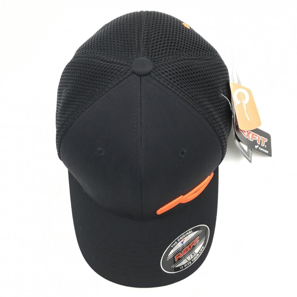 新品】チュース メッシュキャップ 黒×オレンジ 内側ゴム FLEXFIT 新品】チュース メッシュキャップ 黒×オレンジ 内側ゴム FLEXFIT