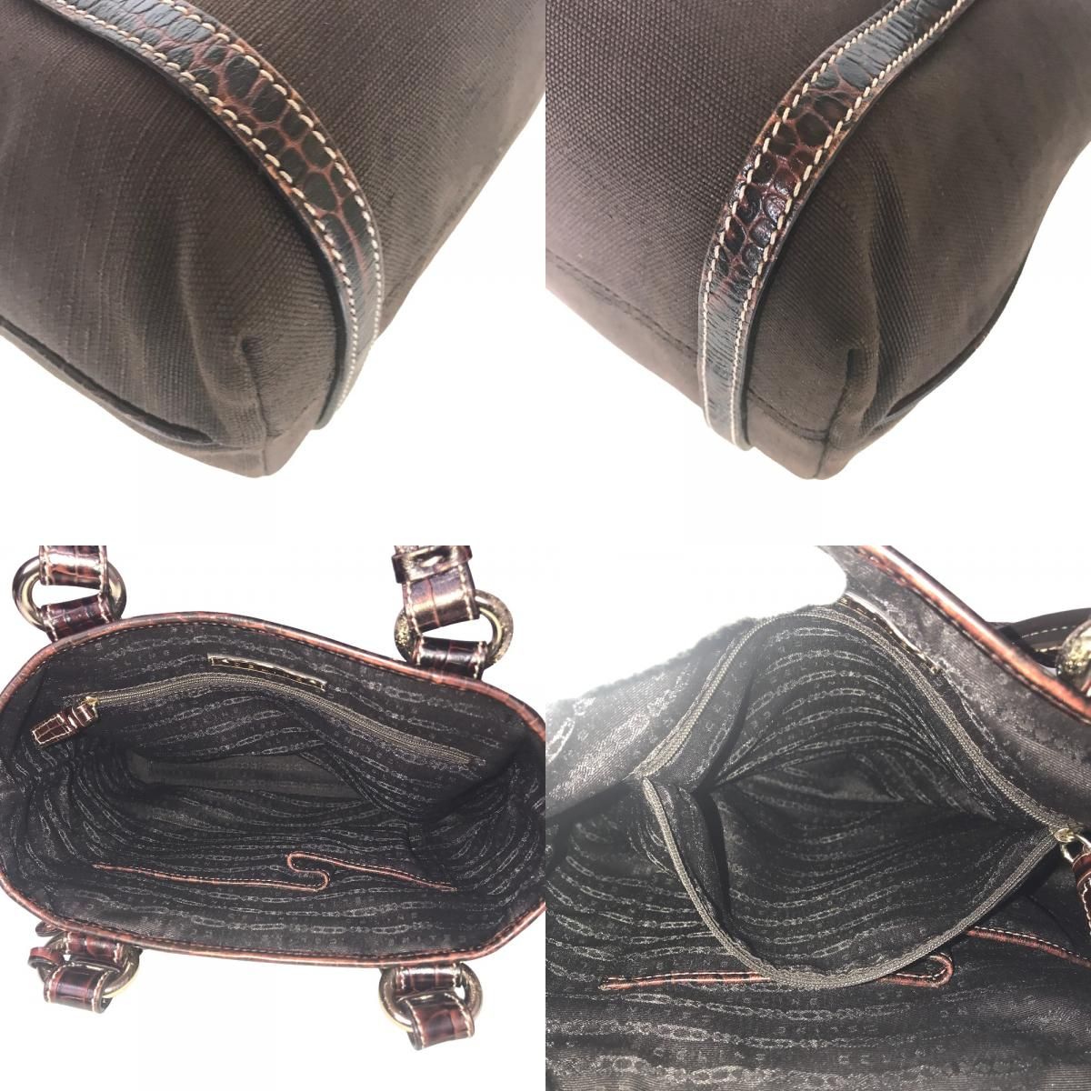 CELINE セリーヌ トートバッグ レディース キャンバス ブラウン茶色 WC