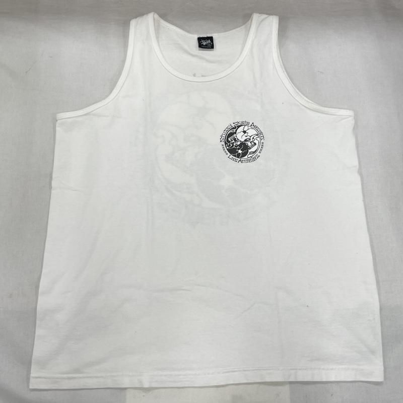 STUSSY ステューシー タンクトップ オールド 00's USA製 スカル