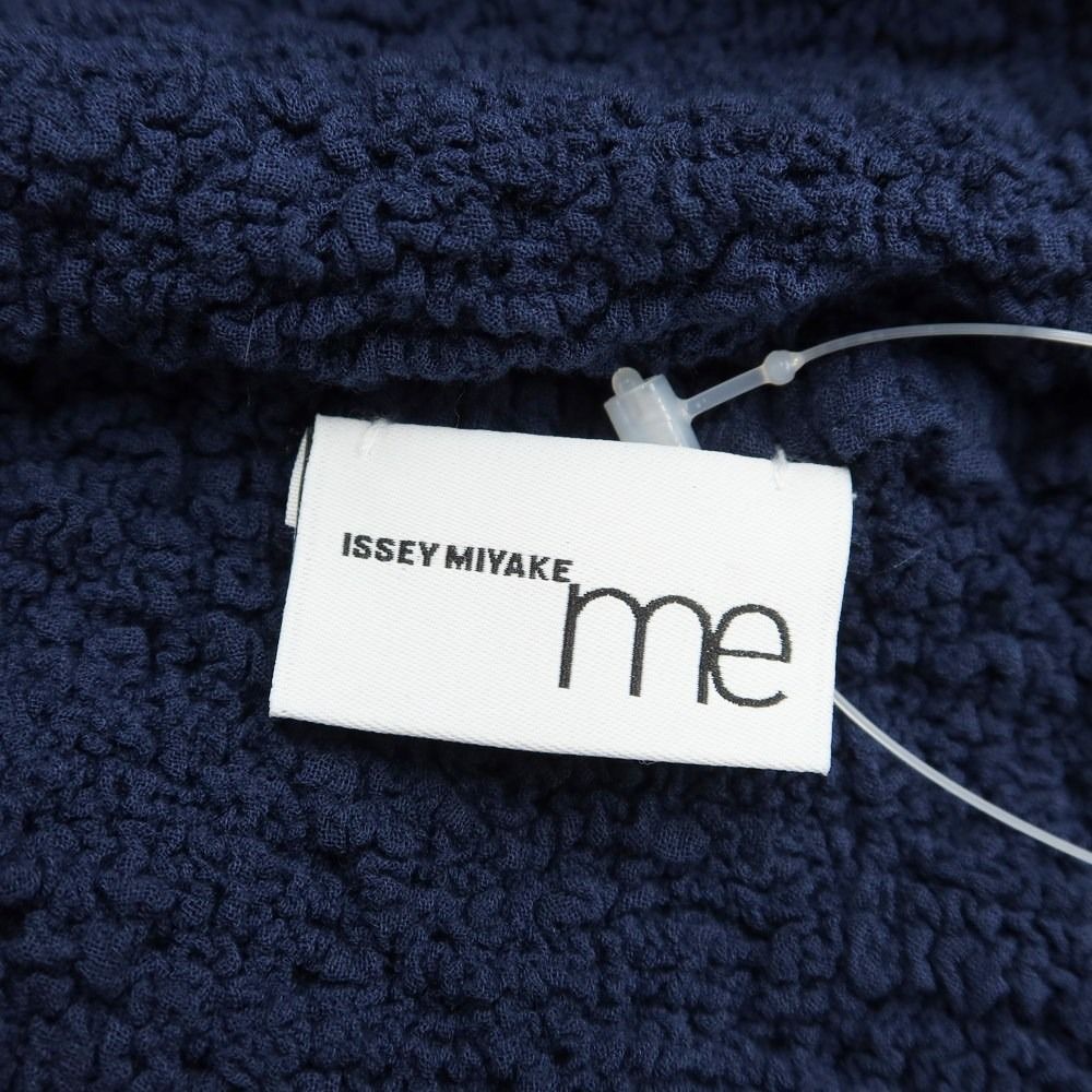 中古】ミー イッセイミヤケ me ISSEY MIYAKE 2023年春夏 プリーツ加工 ブラウスカットソー ネイビー【サイズ表記なし（L位）】【レディース】  - メルカリ