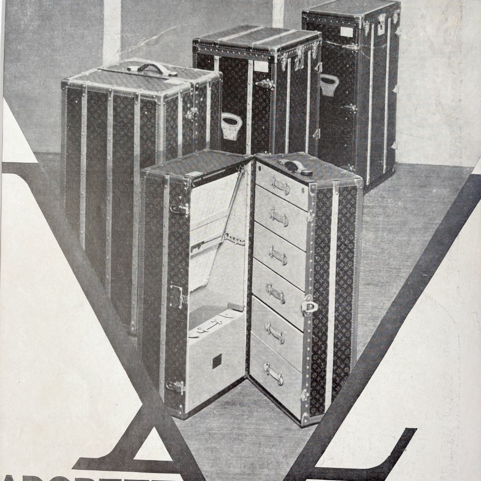 1930 広告＞Louis Vuitton ルイヴィトン ポスター ヴィンテージ