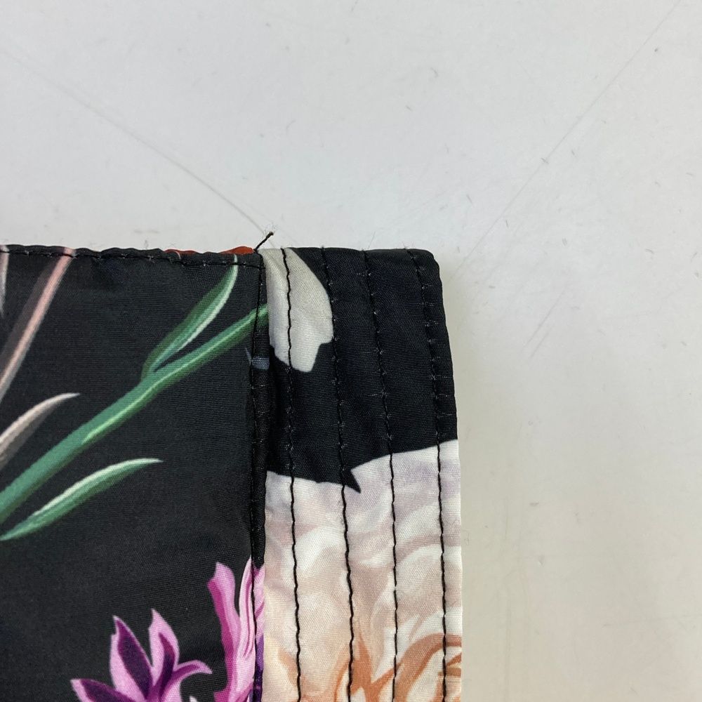 サイズ：M T-MAC ティーマック フード付 ダウン ジップベスト 花 総柄