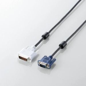 5個セット エレコム DVI-D-Sub15ピン変換ケーブル CAC-DVA15BKX5