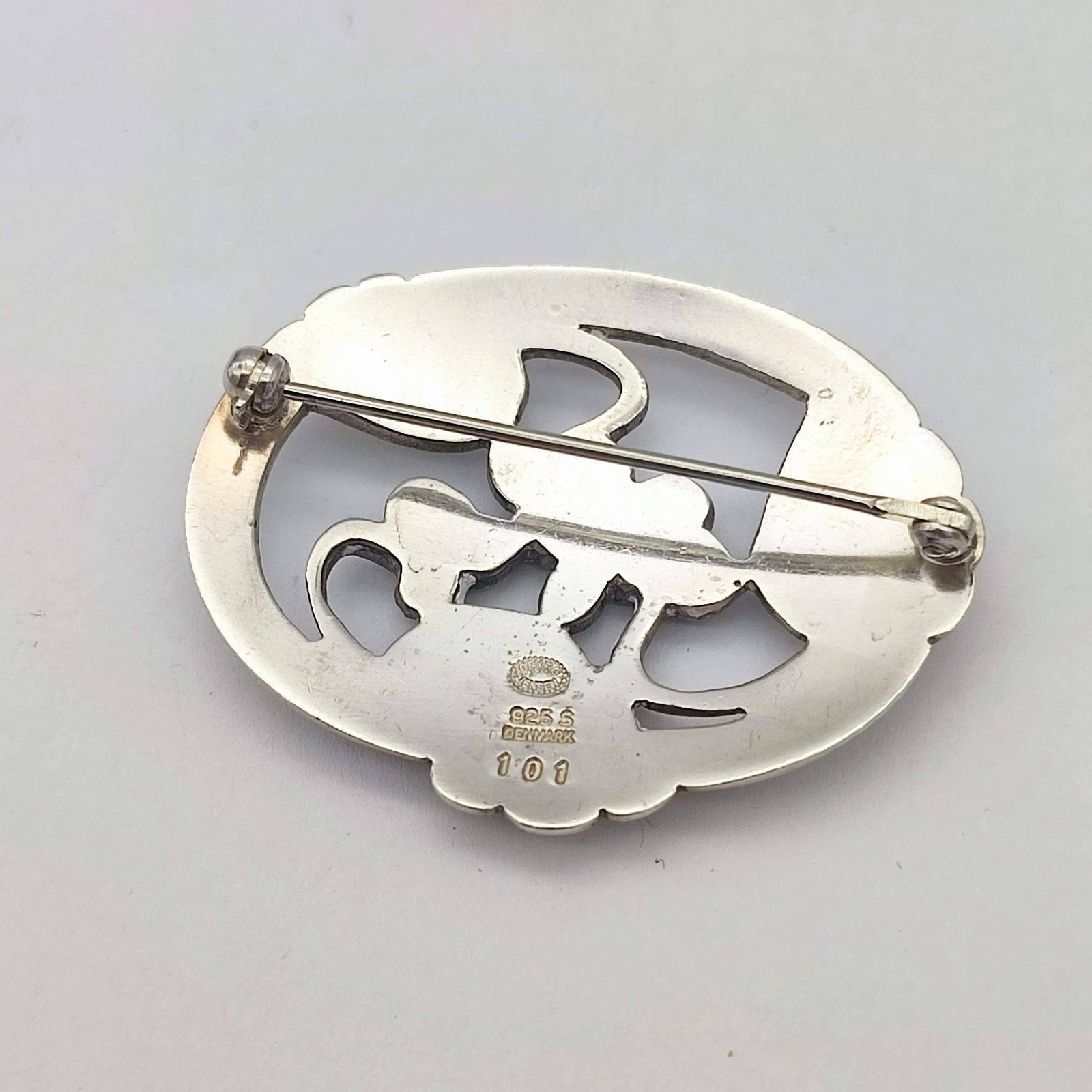 美品】Georg Jensen ジョージジェンセン ピンブローチ ムーンライト