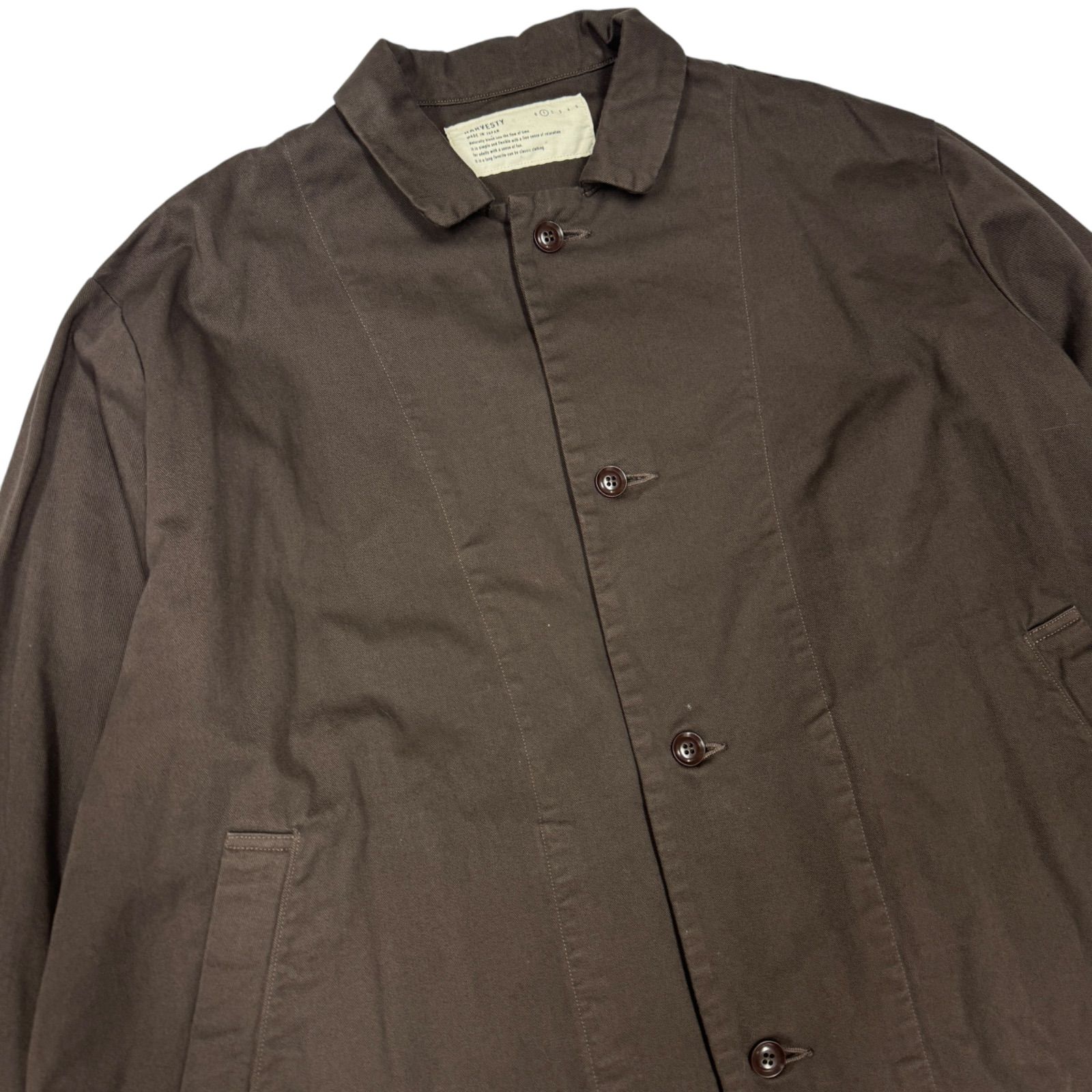 HARVESTY ハーベスティ OVER COAT チノオーバーコート ロング A31803 