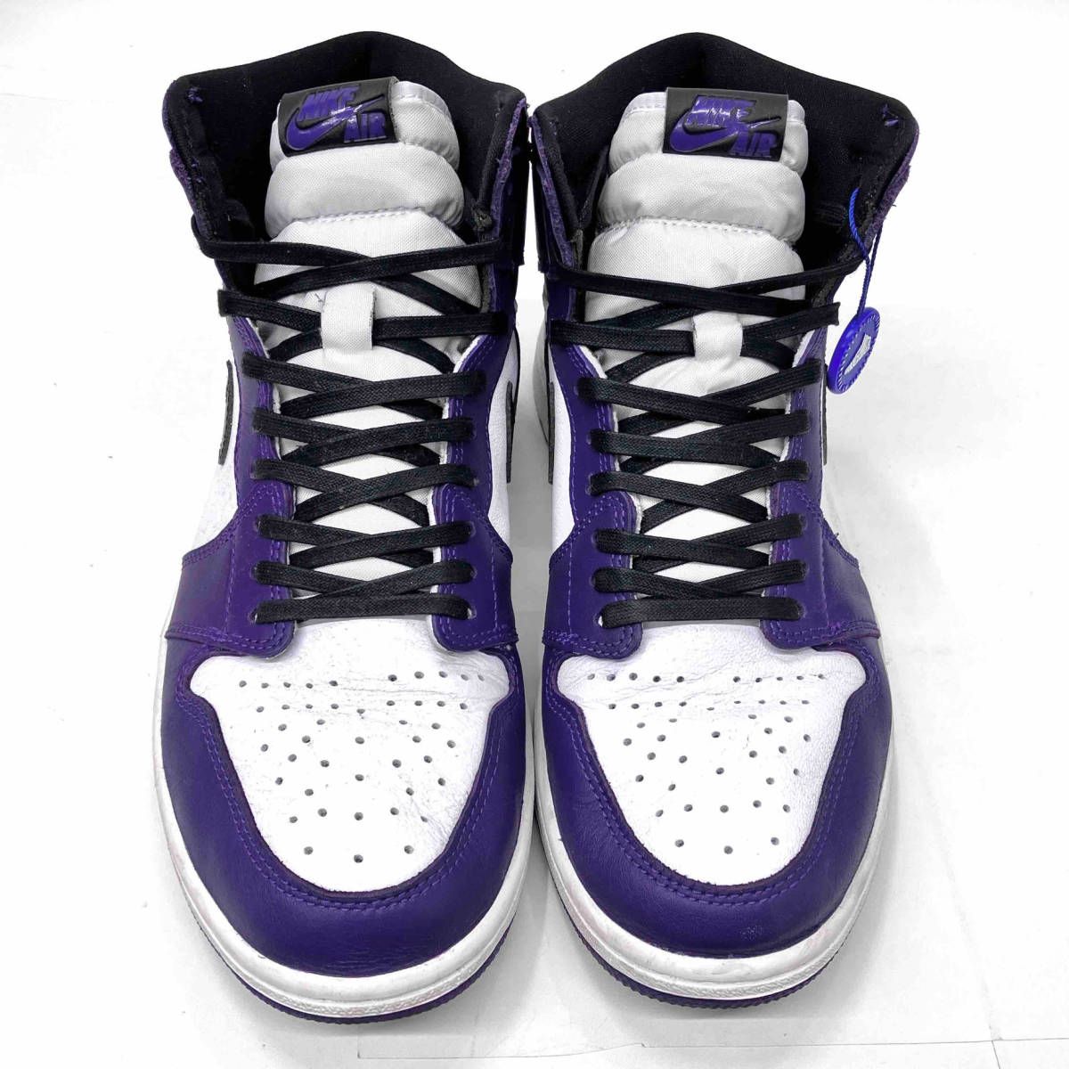 Air Jordan 1 Retro High Zip スニーカー パープル ナイキ エア 