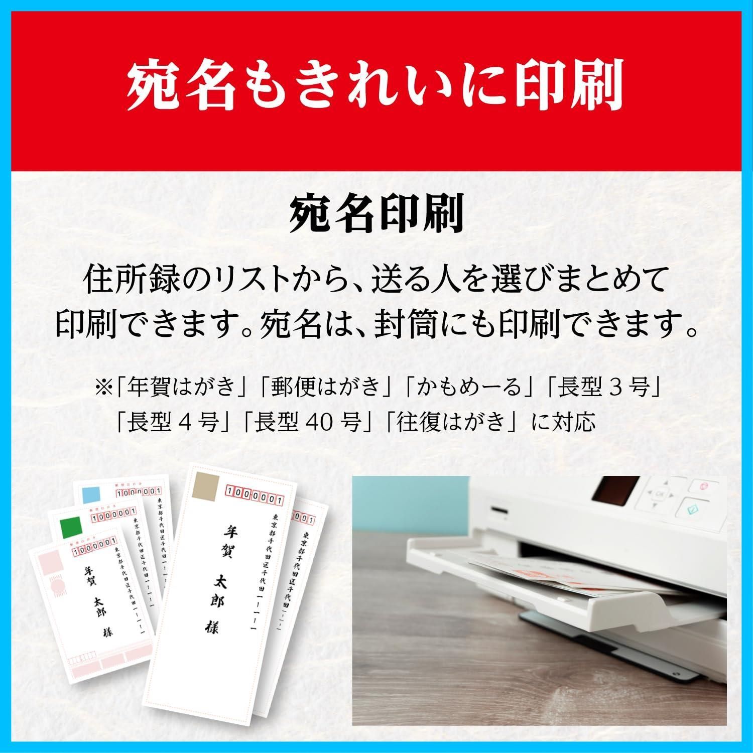 宛名印刷 はがき作成 住所録 ｜ 年賀状作成 名画ポストカード10枚付き