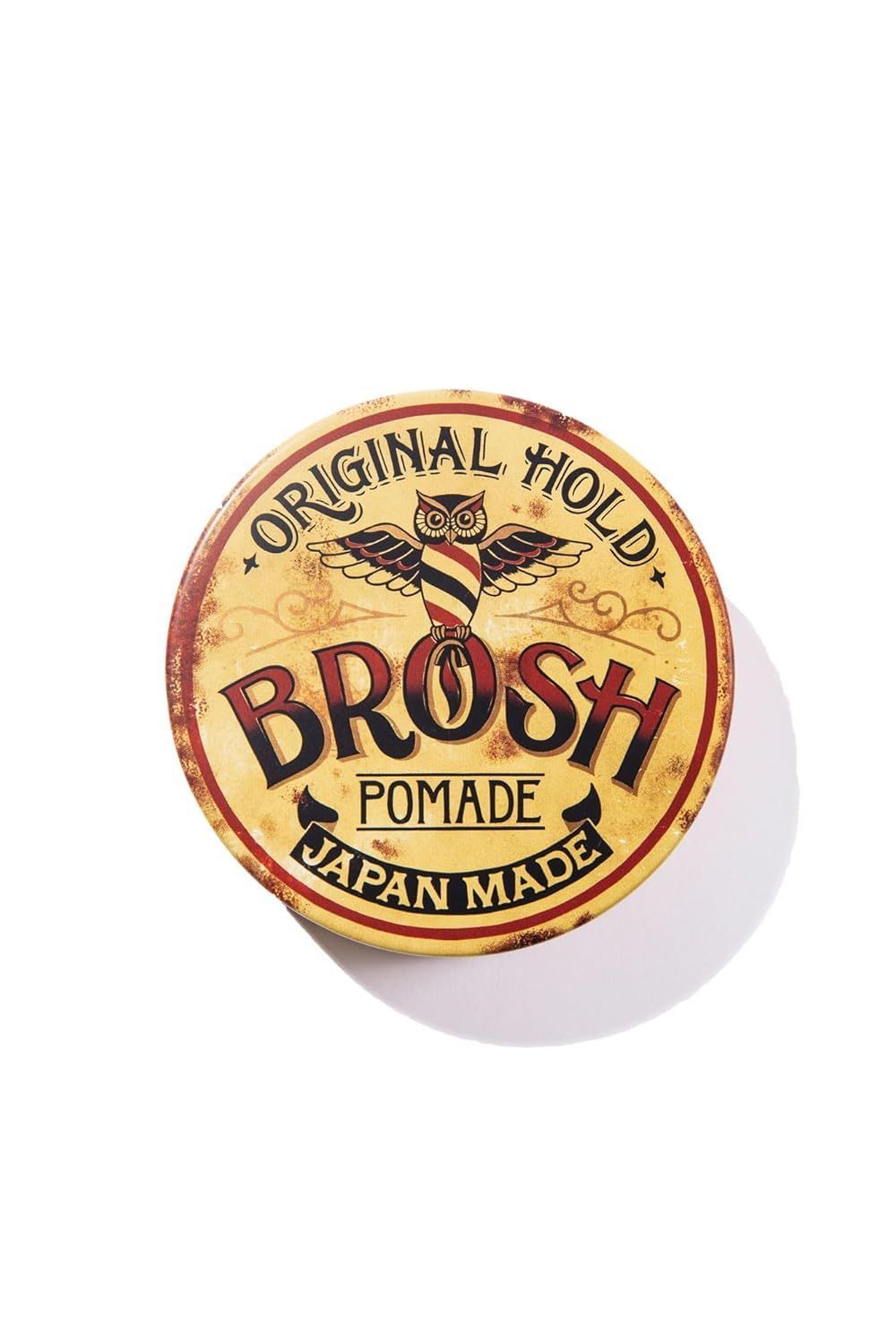 【人気商品】艶あり 115g ミディアムホールド POMADE BROSH