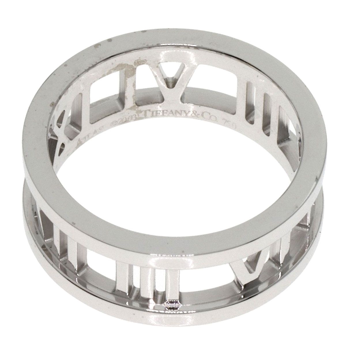 TIFFANY-Co. ティファニー アトラス オープン リング 指輪 K18WG レディース FORTGASGNV_COM_BR