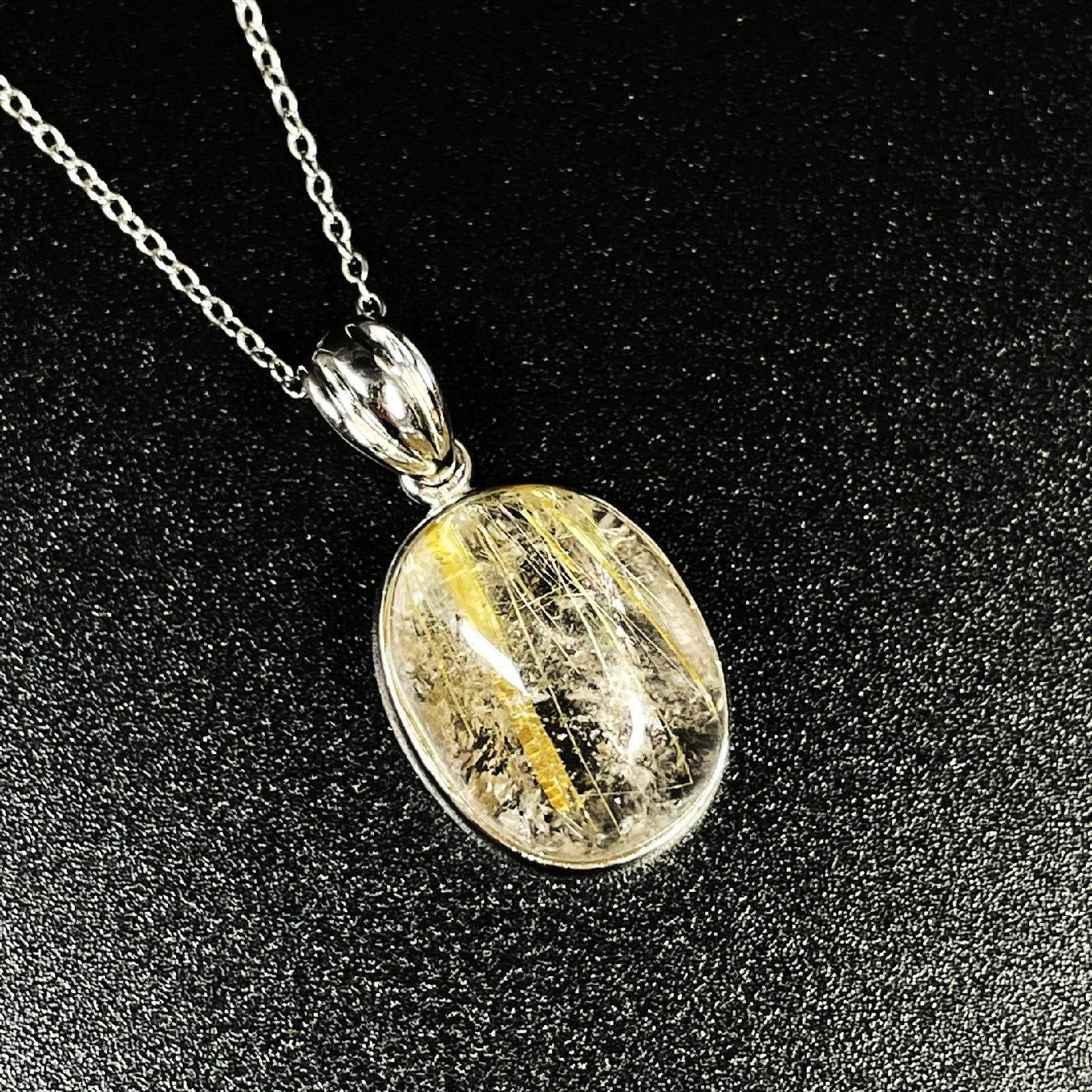 豪華 ルチル クオーツ 置物 ペンダント （鑑別書付き） 豪華 ルチル クオーツ 置物 ペンダント （鑑別書付き） 豪華 ルチル