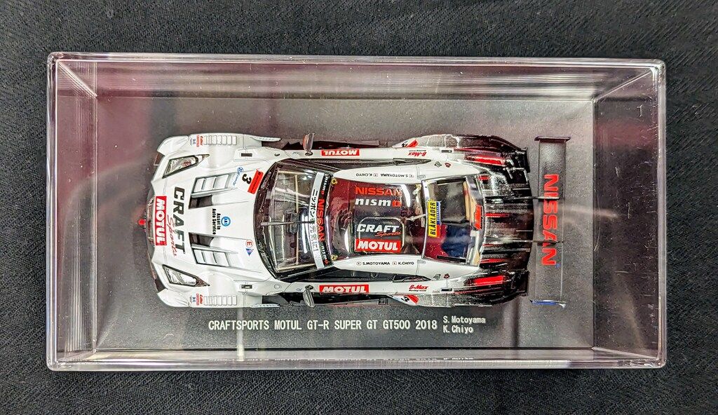 MMP 1/43 EBBRO CRAFTSPORTS MOTUL GT-R SUPER GT GT500 2018 No