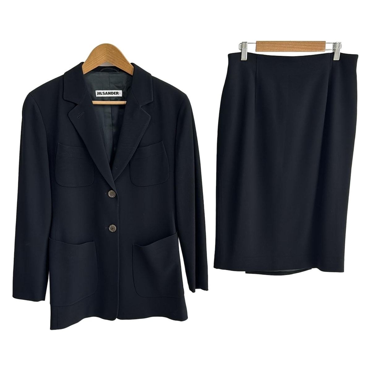 JILSANDER ジルサンダー スカートスーツ レディース - 黒 JILSANDER