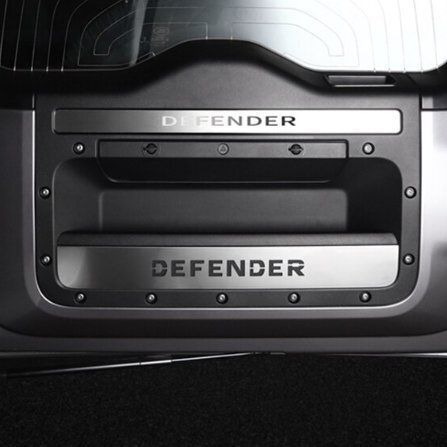 ランドローバー ディフェンダー 2020- ドア ポケット 周辺 カバー 2枚１セット ステンレス 車 インテリア カスタム 内装 トリム