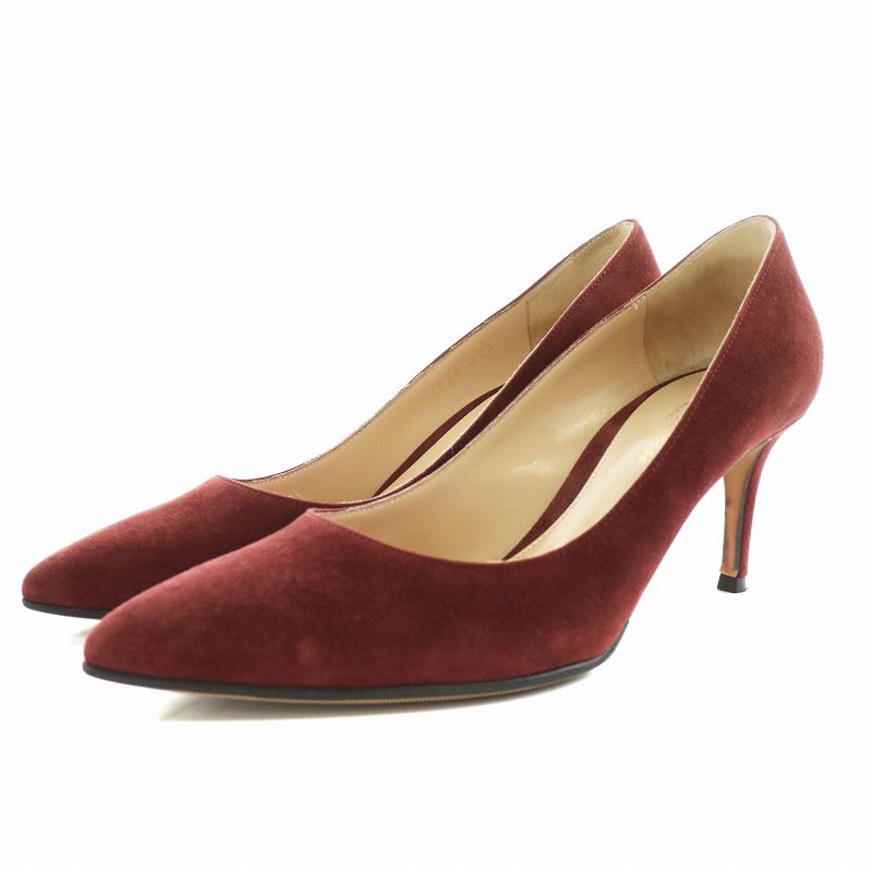 ジャンヴィトロッシ Gianvito Rossi パンプス ポインテッドトゥ ヒール 