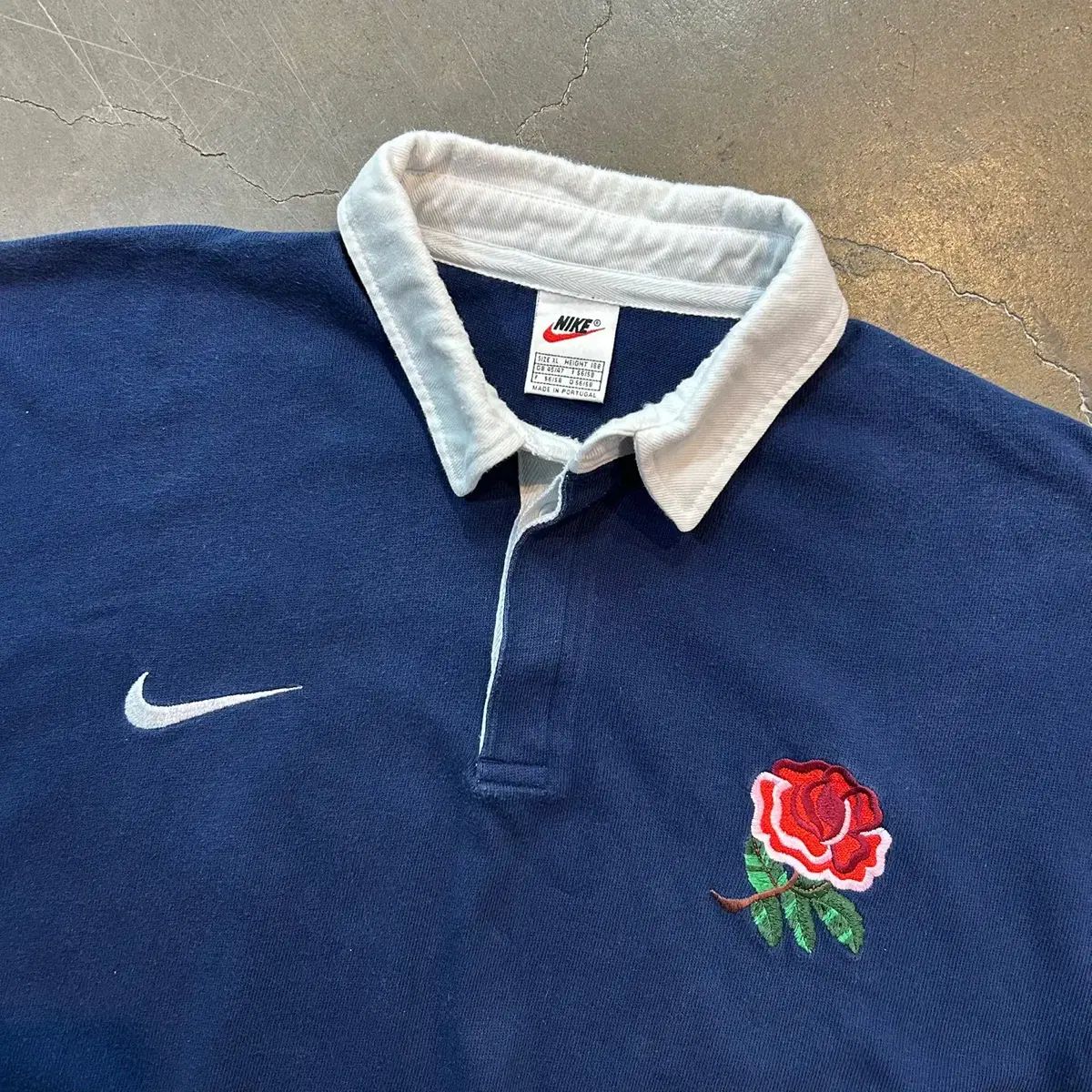 90年代 NIKE 製 ラグビー イングランド代表チーム ラガーシャツ