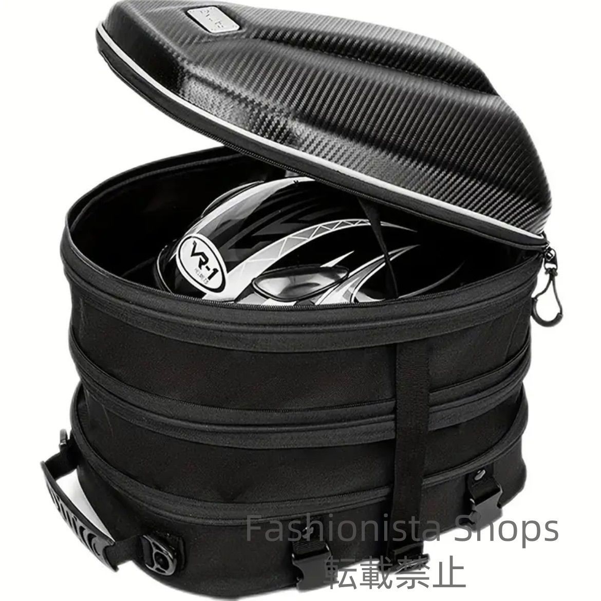 シートバッグ バイク バッグ 22L 35L 拡張 ヘルメット収納 仕分ポケット内蔵 防水カバー付き 防水機能 炭素繊維 衝撃吸収 軽量1.1Kg 固定ベルト 夜光帯付き 防水 耐衝撃 軽量設計 旅行 ツーリング 工具収納 cp9
