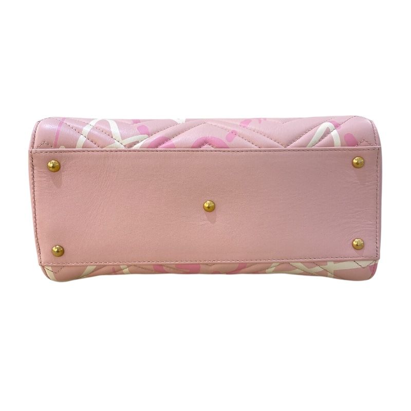 Gucci ハート型ショルダーバッグ ピンク/ゴールド グッチ/ショルダーバッグ/GGマーモント キルティング スモール