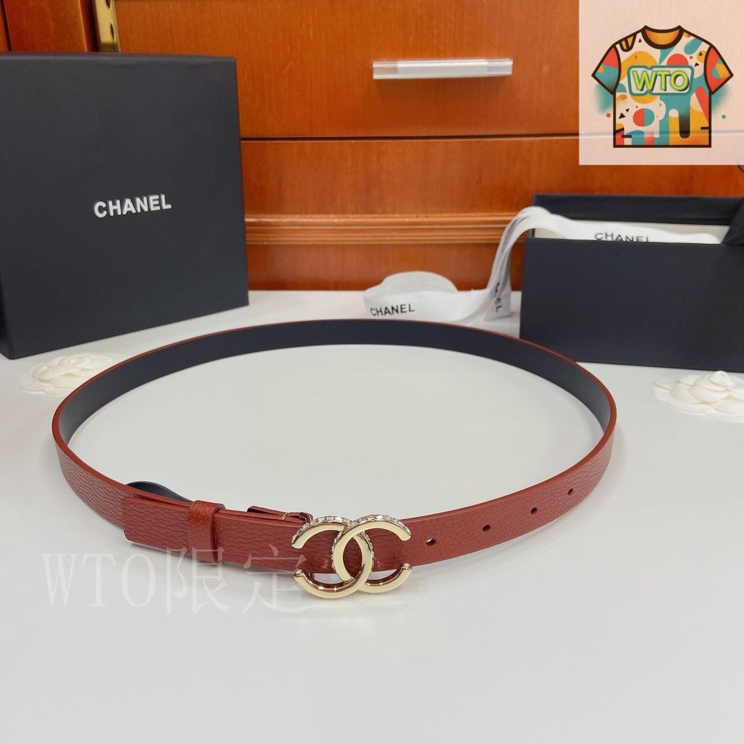 ◼️シャネル◼️レザーベルト◼️ 希少☆CHANEL シャネル キャビアスキン レザーベルト ココマーク 黒