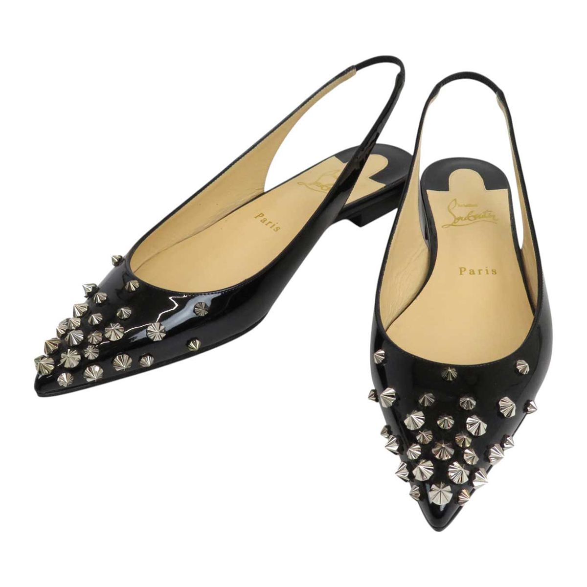 Christian Louboutin スパイクフラットシューズ 楽天市場】Christian Louboutin【クリスチャンルブタン】1120209