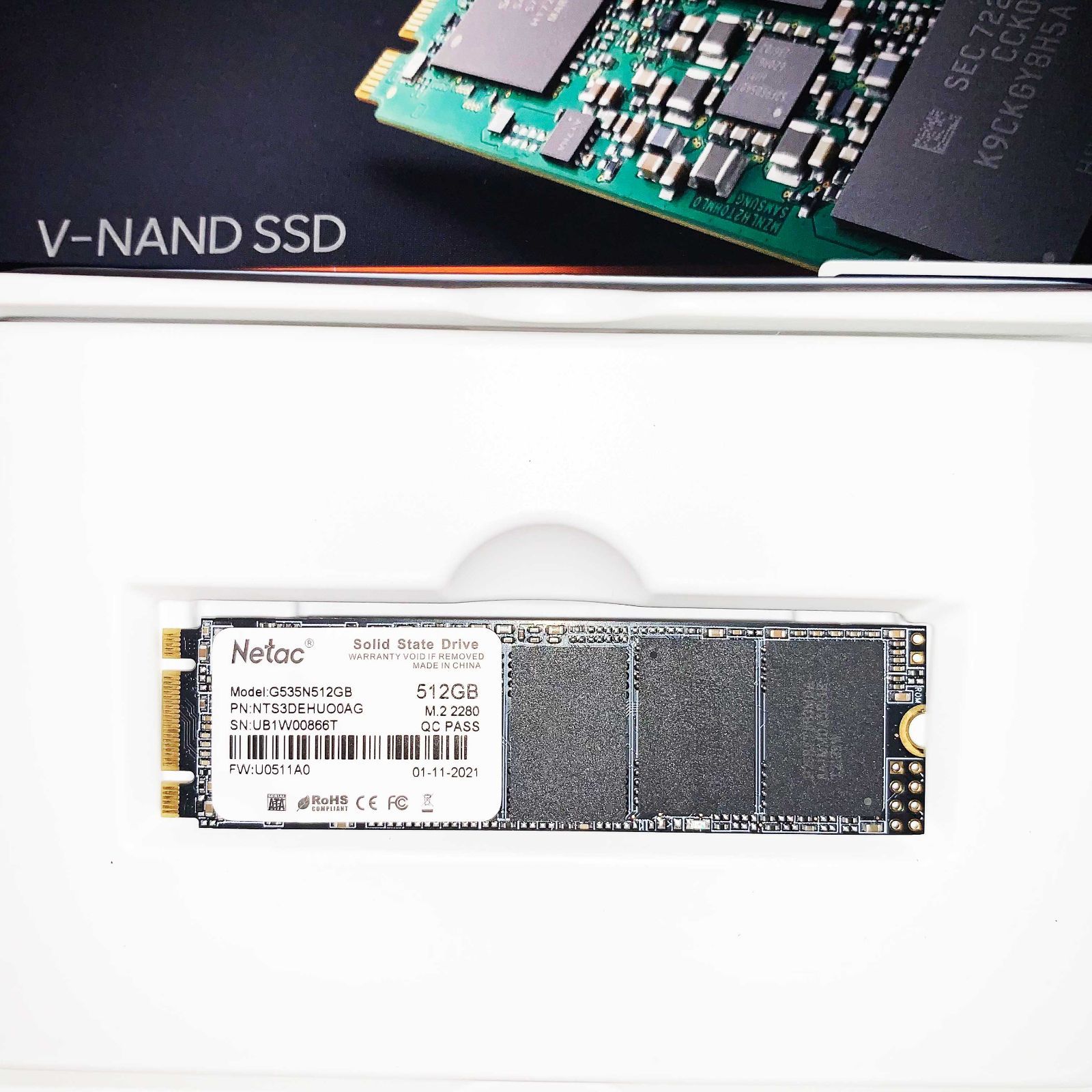 Netac 内蔵SSD 512GB M.2 2280 SATA - メルカリ