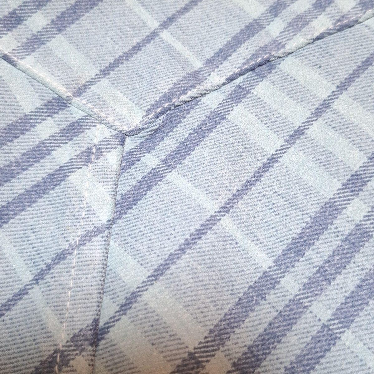 Burberry Blue Label バーバリーブルーレーベル スカート サイズ38 M レディース - ライトブルー ひざ丈 チェック柄 GULLKHAN_COM