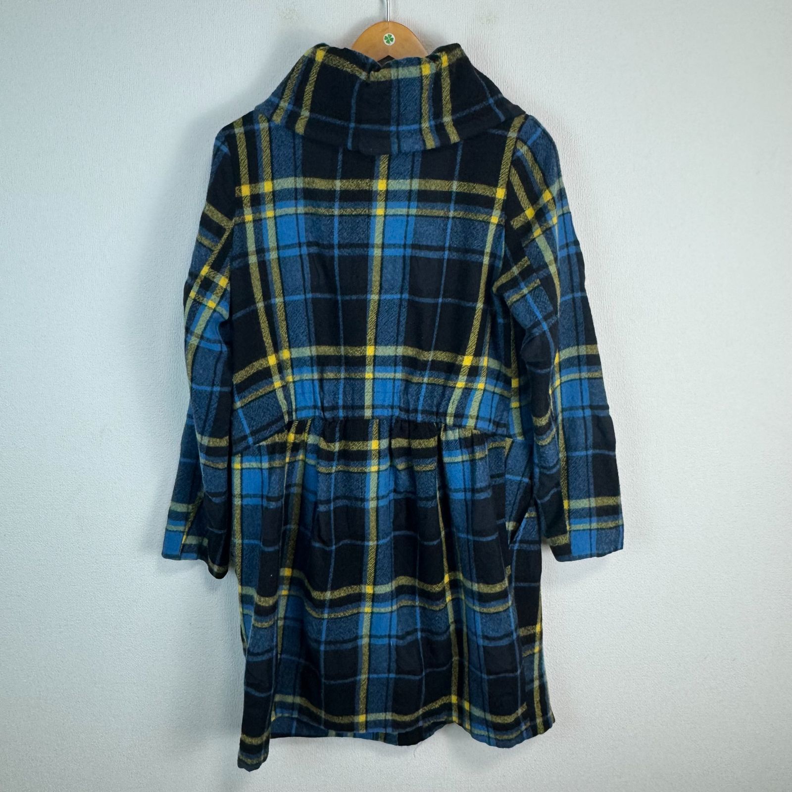 MB LUCAS Cachette カシェット チェック柄 ロングコート レディース 