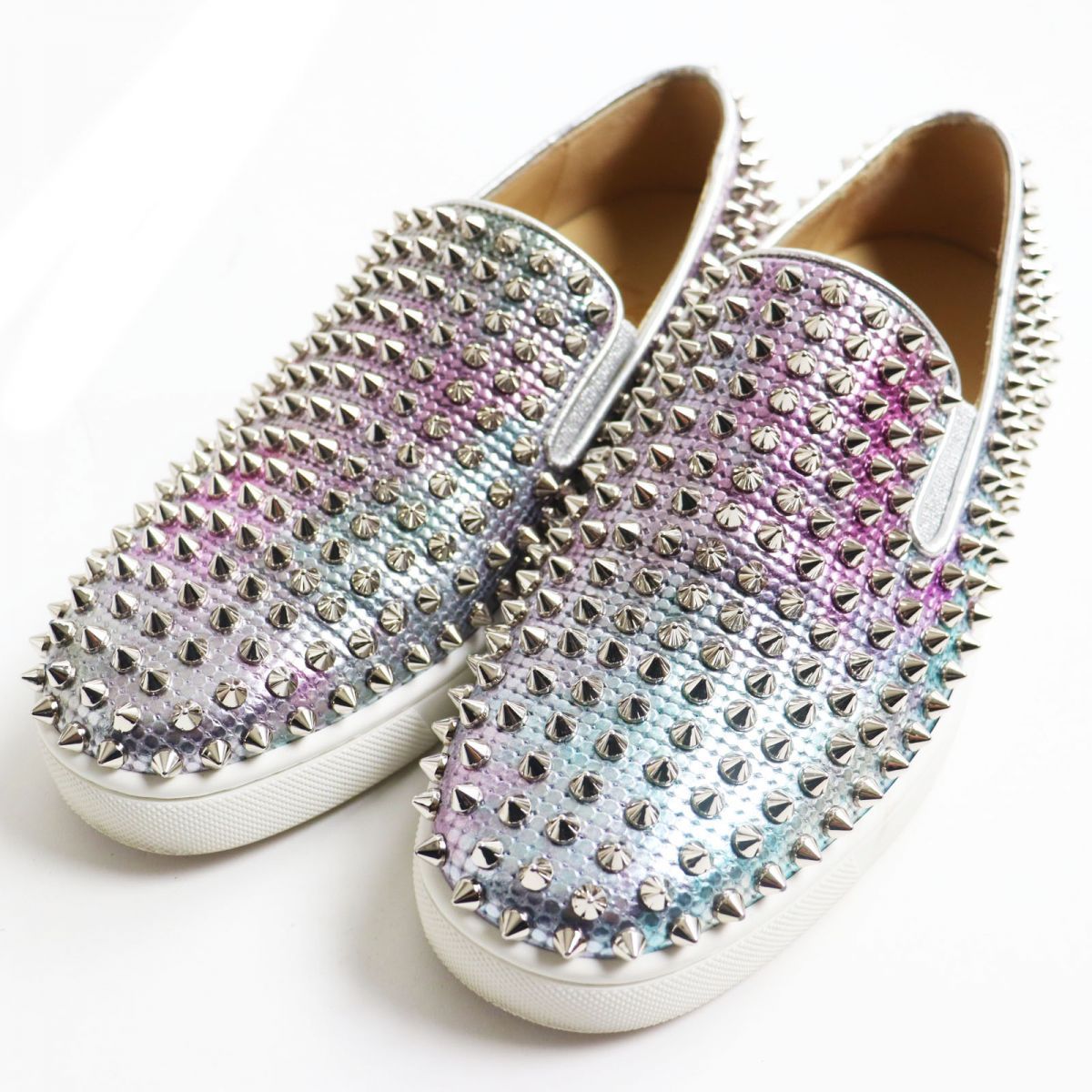 美品○Christian Louboutin クリスチャンルブタン ローラーボート 