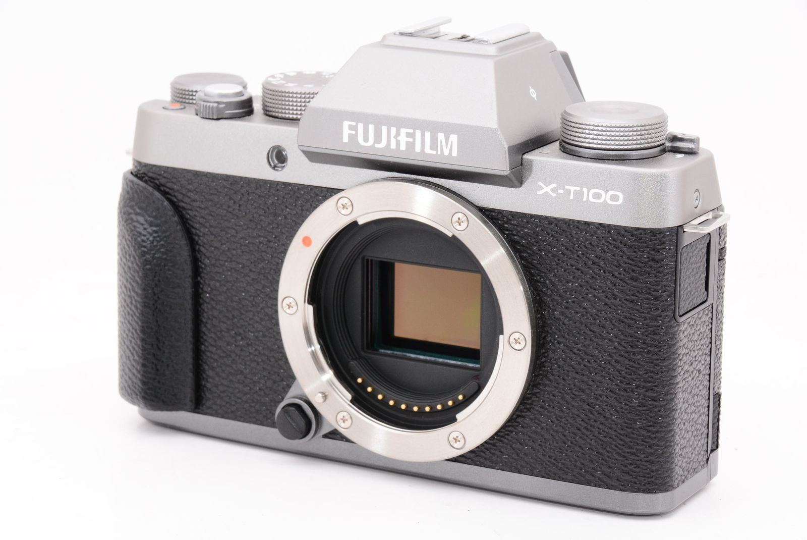 FUJIFILM ミラーレス一眼 X-T100レンズキット ダークシルバー - メルカリ