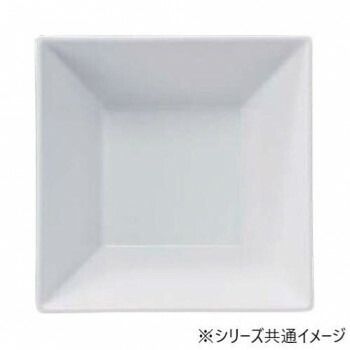 福井クラフト メラミン28cmスクエアー盛鉢ホワイト 51353820