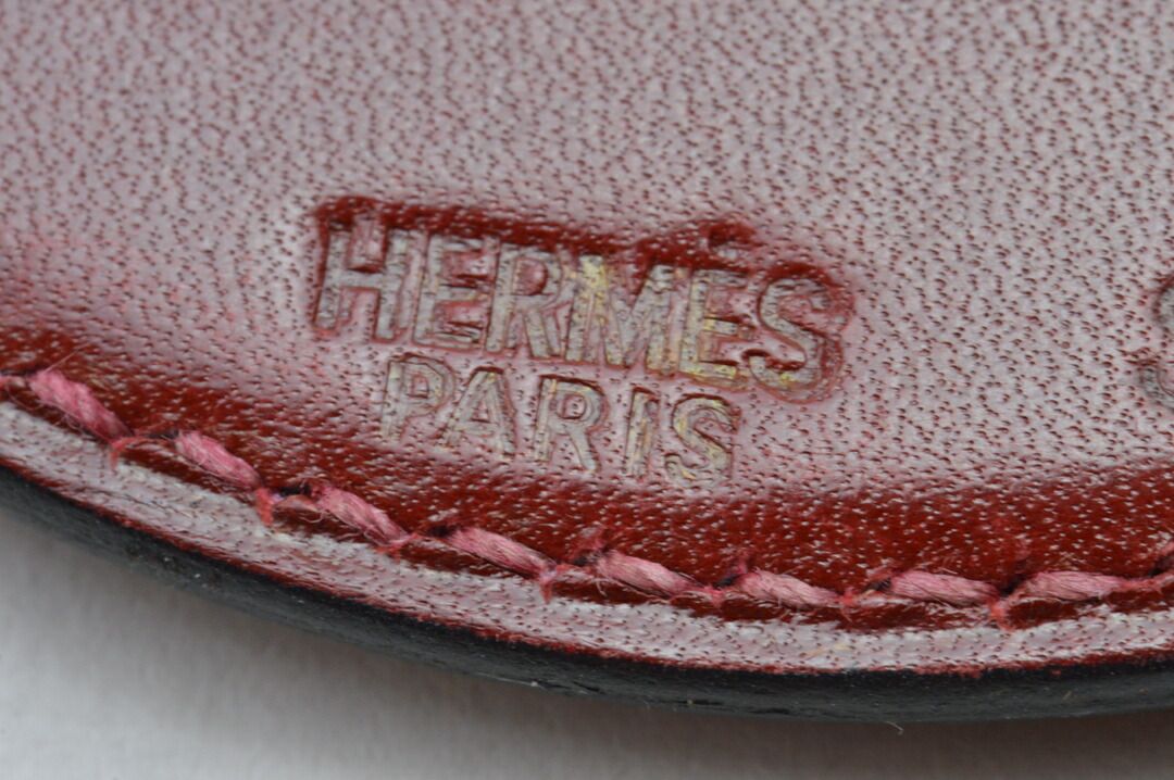 エルメス Hermes ネックレス ルーペ ワインレッド チャーム 