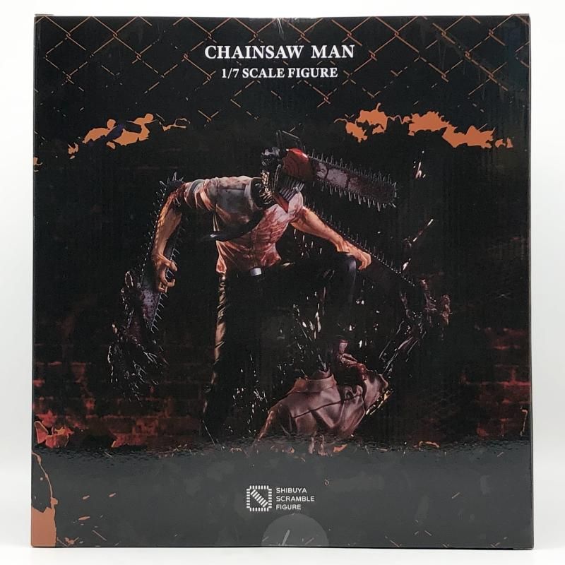 中古】未開封 eStream 渋谷スクランブルフィギュア 1/7 チェンソーマン