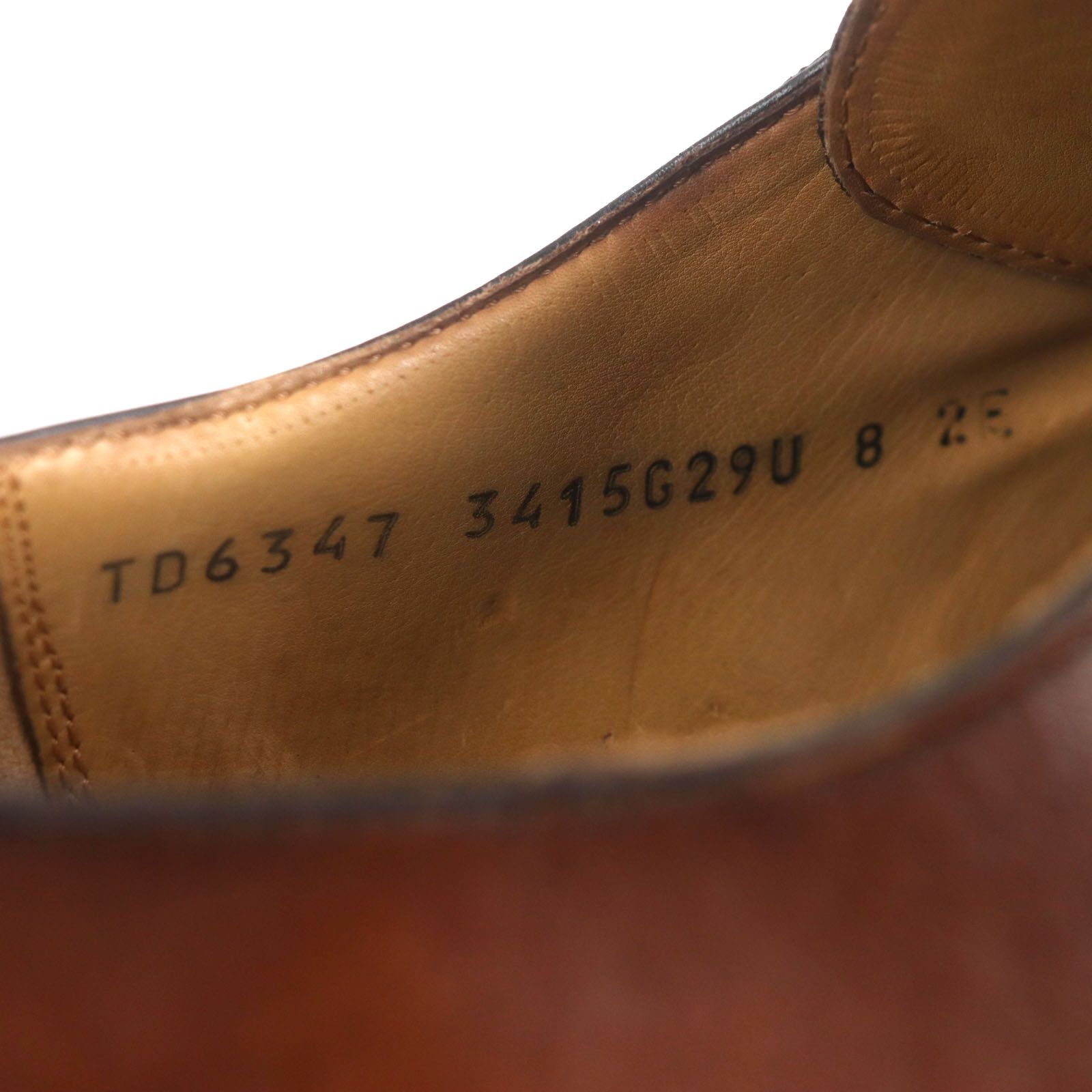 限定特価 ♥品 Salvatore Ferragamo サルヴァトーレフェラガモ TRAMEZZA トラメッザ モンクストラップ パンチドキャップトゥ メダリオン レザーシューズ ブラウン 8 EE イタリア製 メンズ 【数量限定超特価!!】