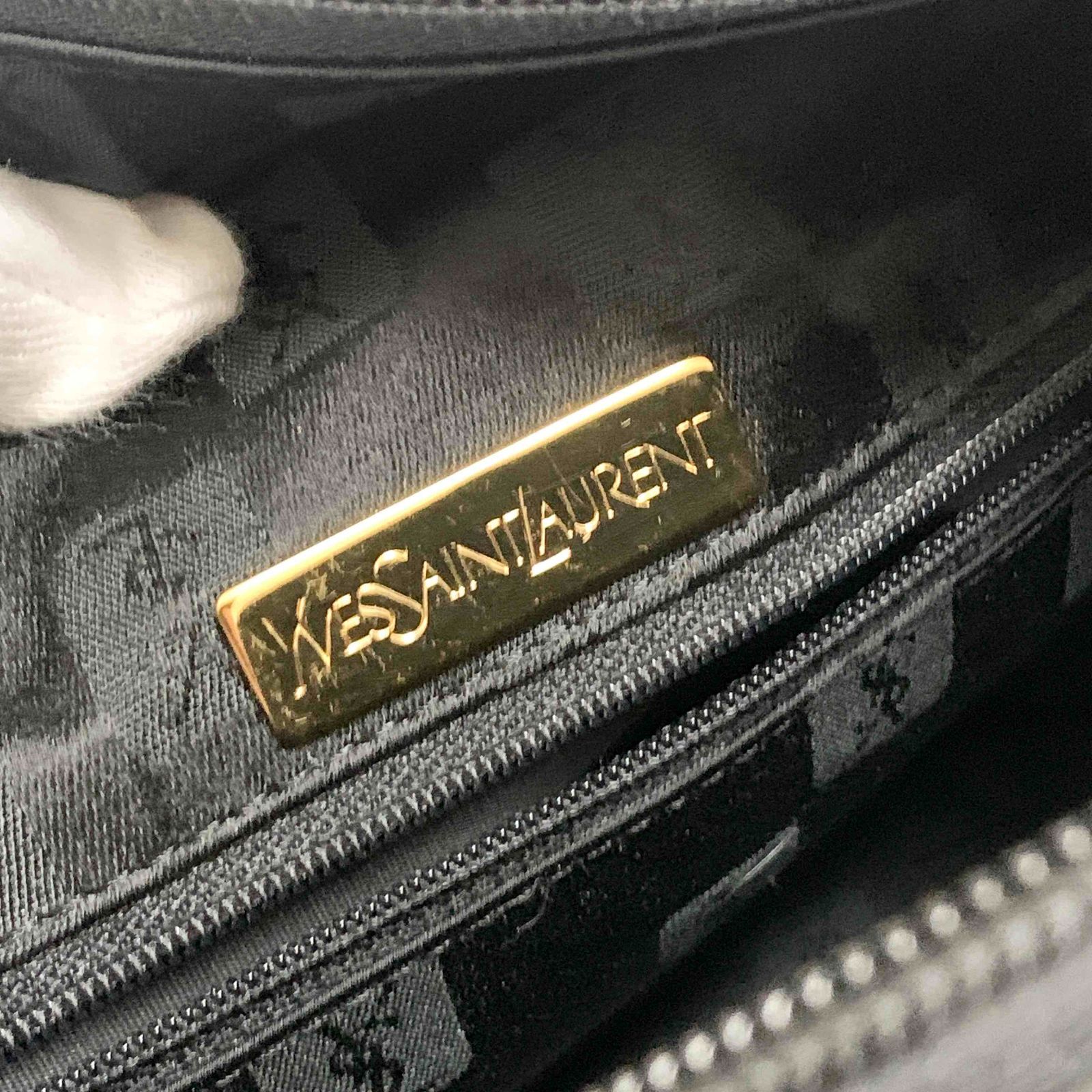 YVES SAINT LAURENT サンローラン ハンドバッグ バニティバッグ ダイヤ