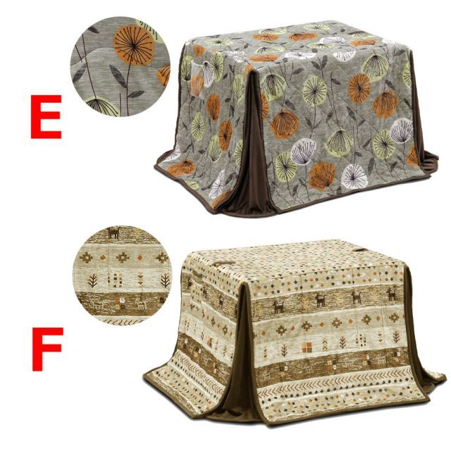 NEW Regalia ヴィンテージ柄コタツ 105×75 NA/VBR/WH こたつテーブル