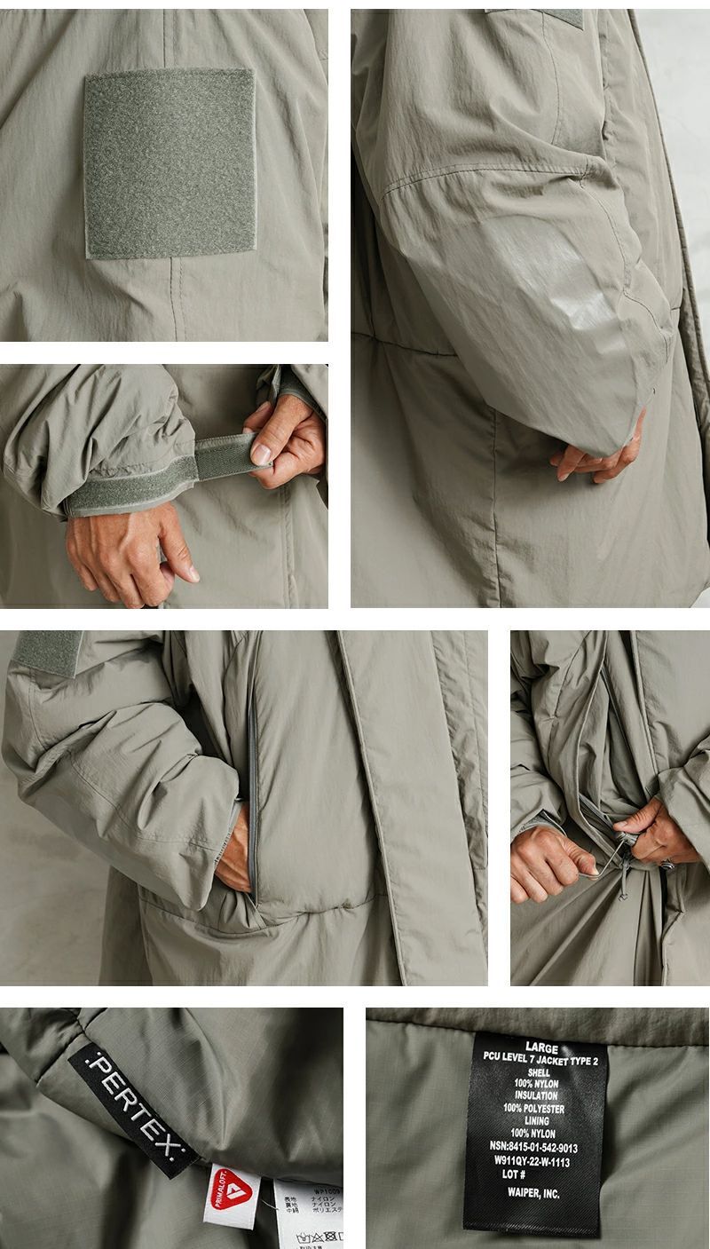 新品]米軍 PCU LEVEL7 TYPE2 PRIMALOFT モンスターパーカー PERTEX