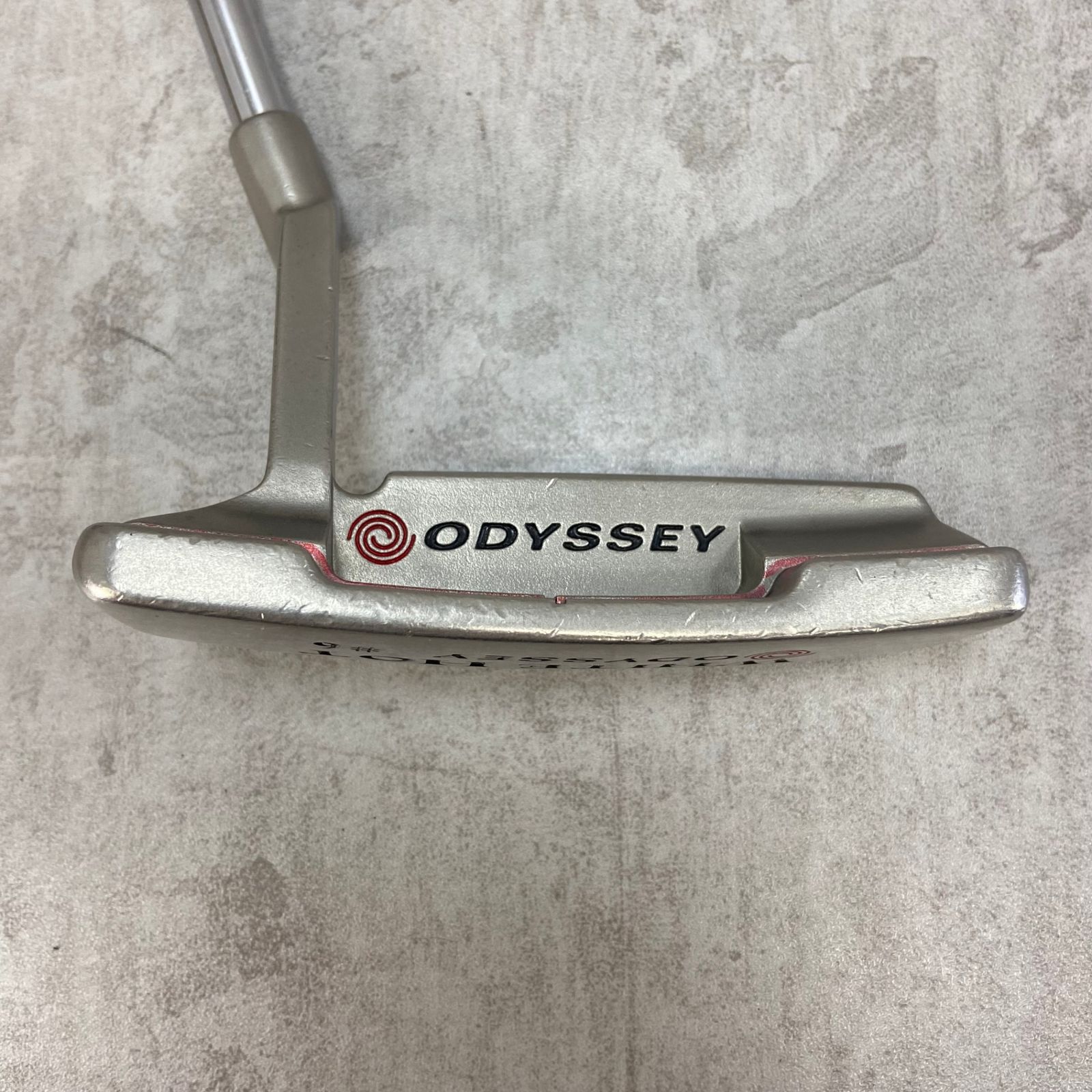 ODYSSEY　オデッセイ　WHITE　HOT　♯6　ホワイトホット　2ドット　メンズゴルフパター　スチール　右利き用　PT　ヘッドカバー　35インチ オデッセイ ホワイトホット ♯6 2ドット メンズゴルフパター