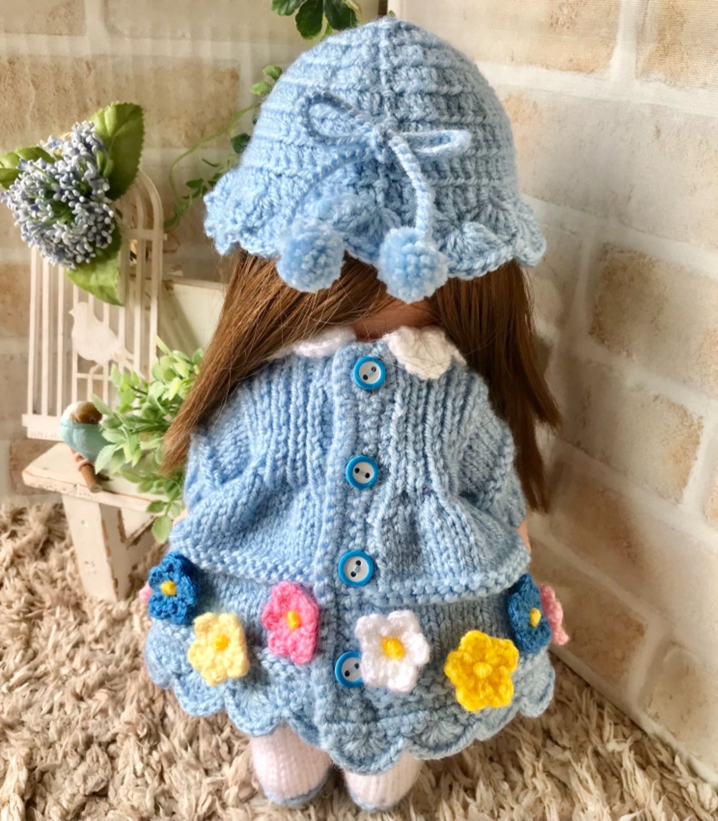 メルちゃんソランちゃん服ハンドメイド クリスマスお人形 ソランちゃん メルちゃんハンドメイド服
