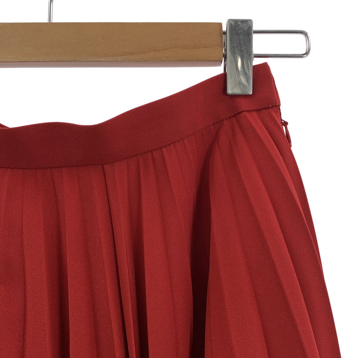 JUNYA WATANABE COMME des GARCONS ジュンヤワタナベ 2016AW プリーツ加工 ロングスカート XS レッド レディース