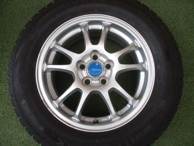 送料込み エコフォルム 195|65R15 スタッドレスタイヤ４本SET プリウス アリオン プレミオ ウィッシュ