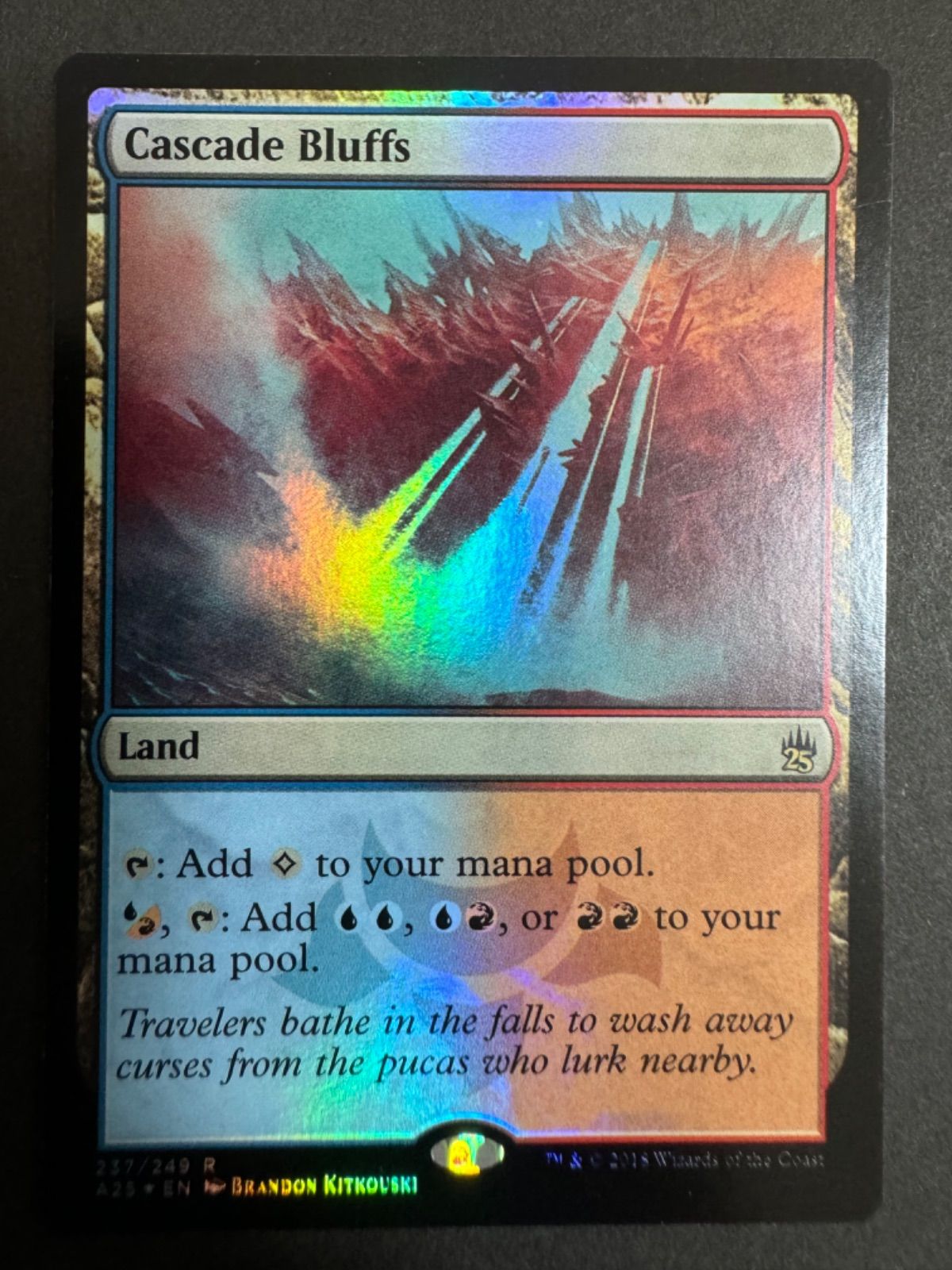 MTG 滝の断崖　英語　foil