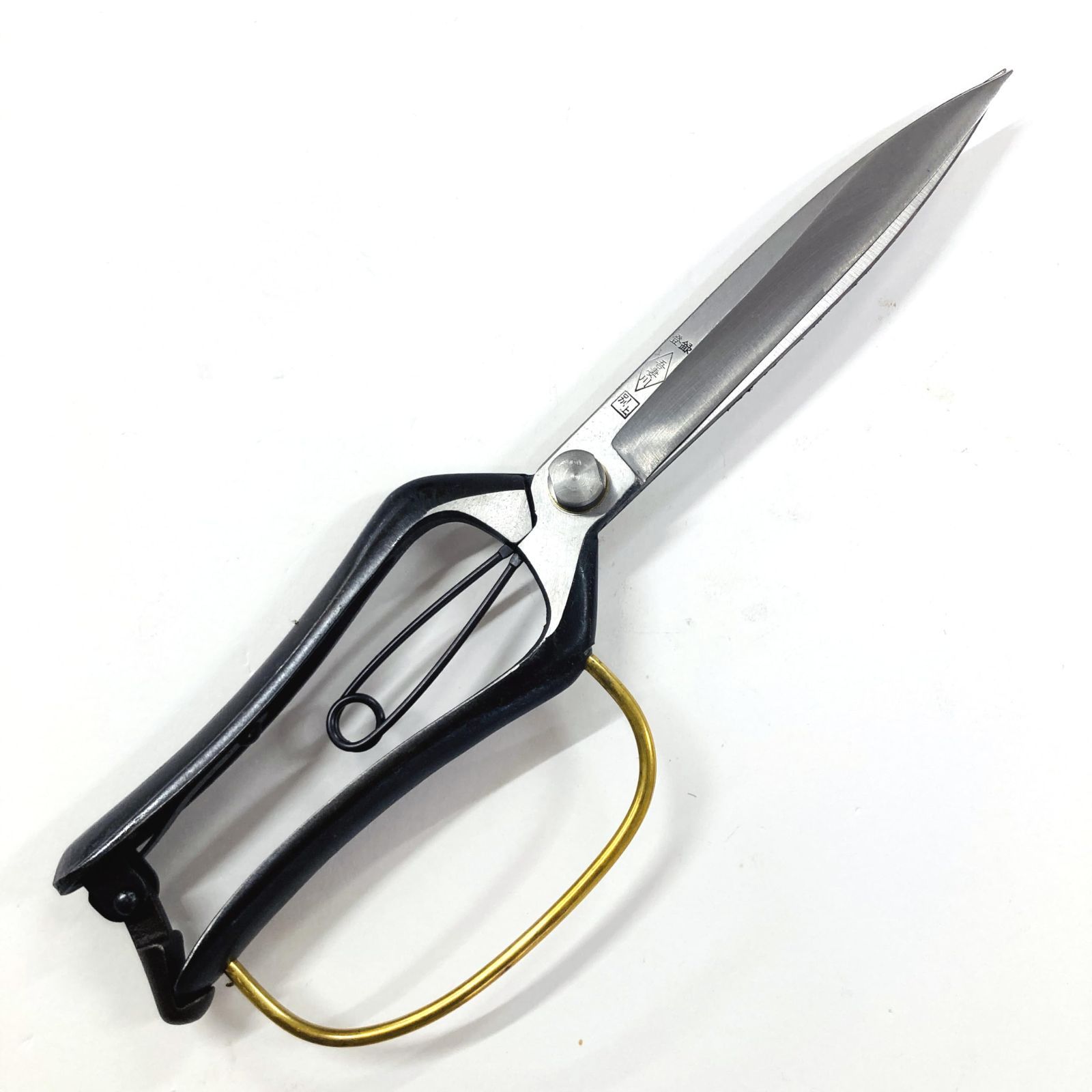 匠作吾妻川軽量葉刈鋏両刃255mmガード付裏スキ片手刈込鋏根切鋏 C-025-01