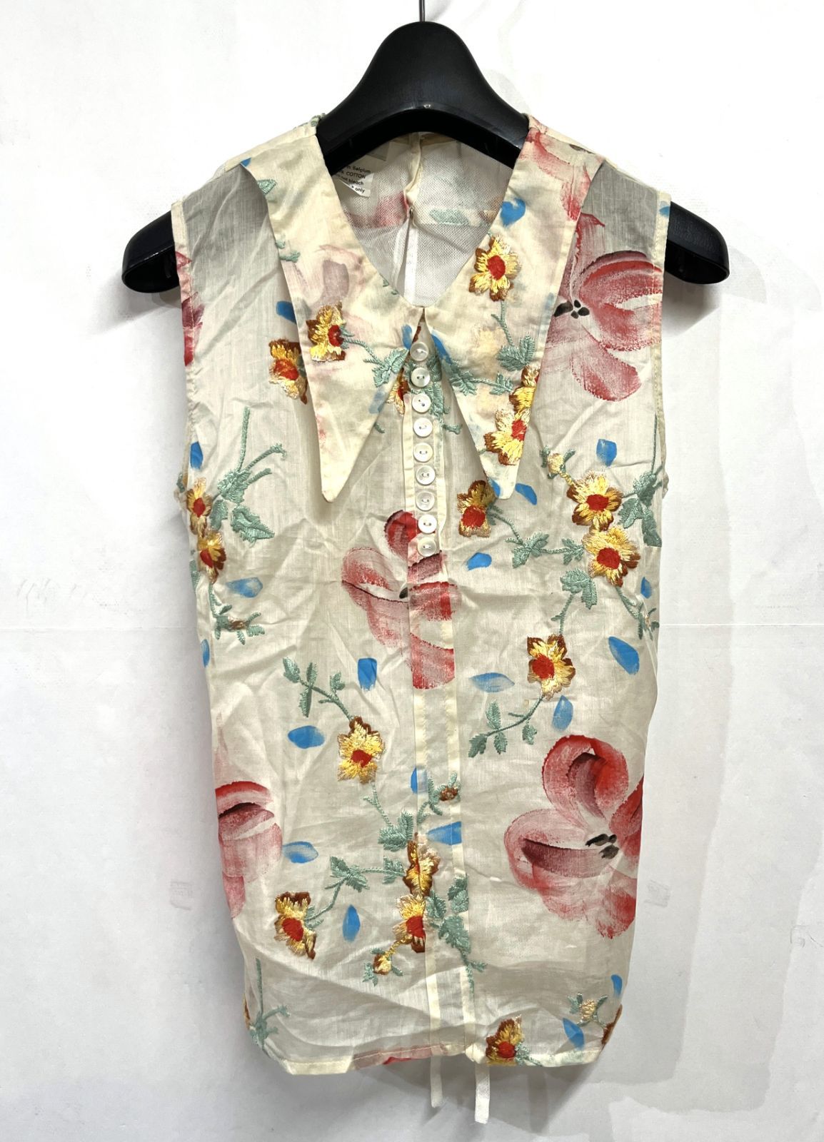 ドリスヴァンノッテン　ノースリーブ　ブラウス　　　未使用品 デッドストック DRIES VAN NOTEN｜ドリスヴァンノッテン