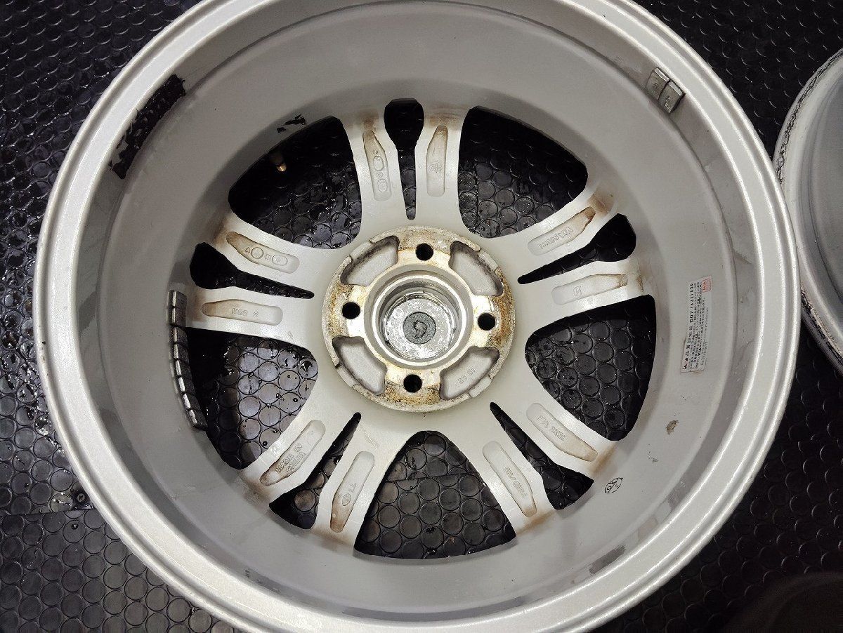 全品全国送料無料！ BS BRIDGESTONE FEID 社外ホイール 15インチ 4本 5.5J4HPCD100 52 フィット等 VHC512