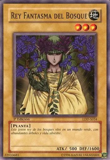 中古】遊戯王 LDD-S034[N]：Rey Fantasma del Bosque/緑樹の霊王