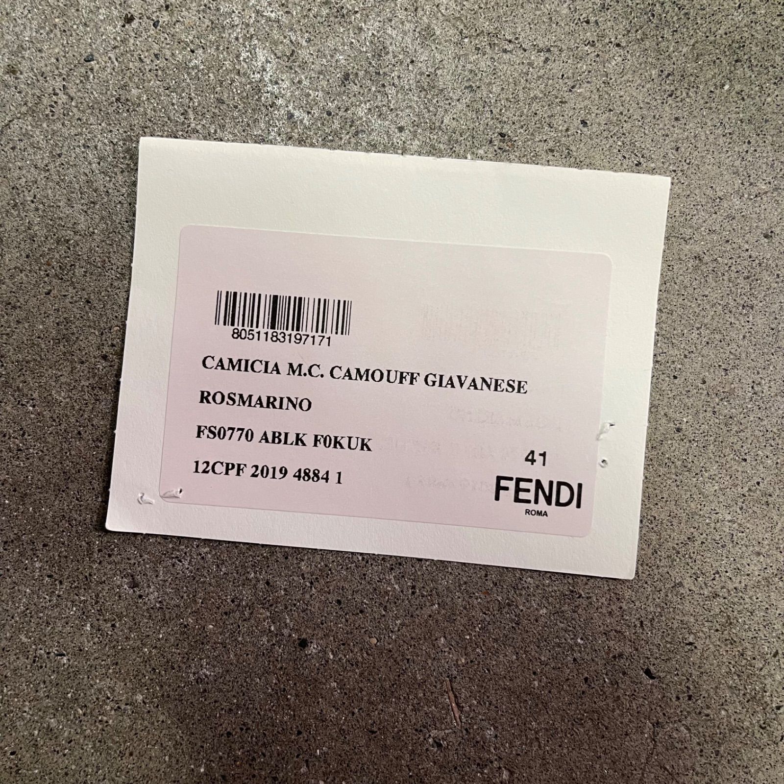 FENDI フェンディ レーヨン 半袖シャツ 41 KARIMZIABAT_FR