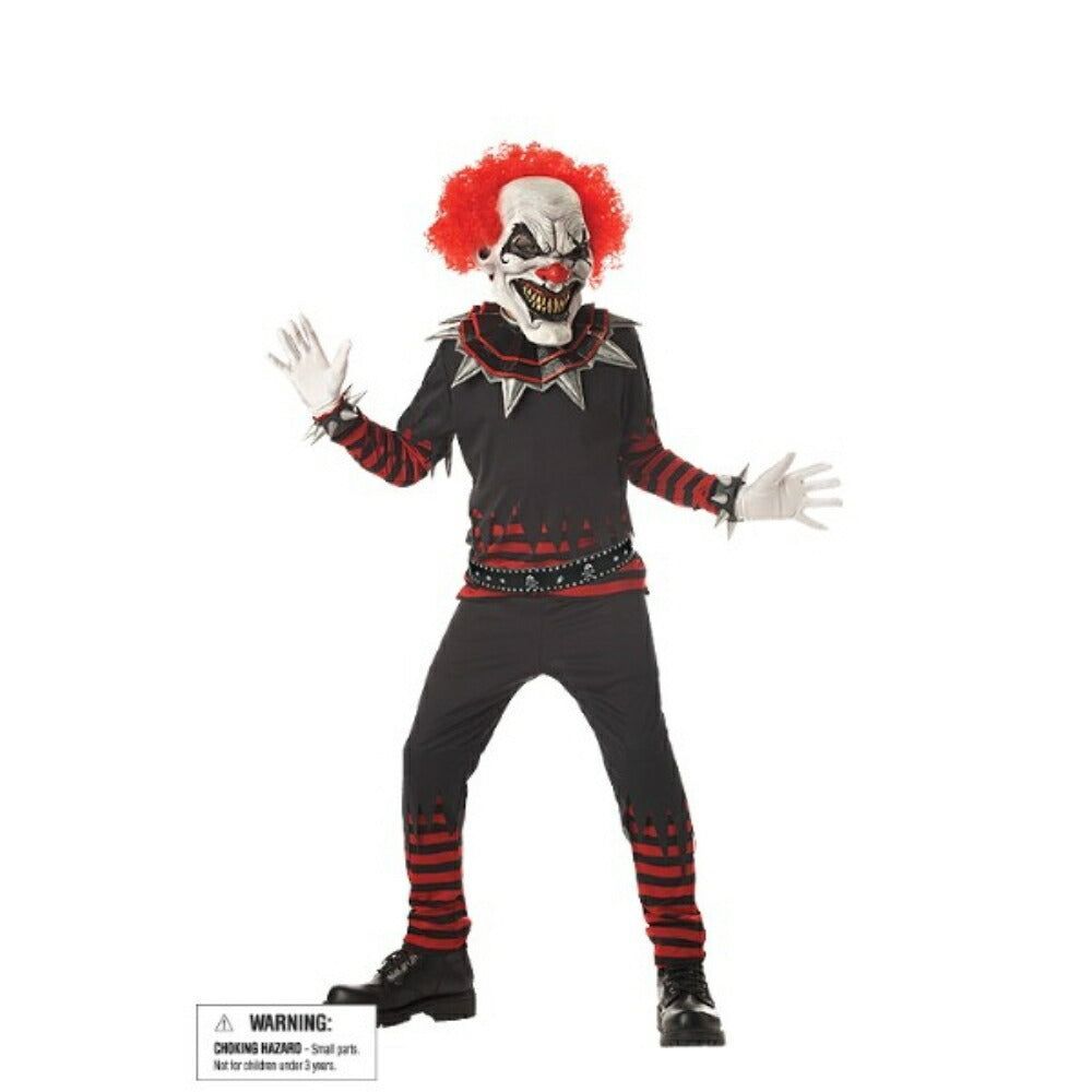 ピエロ　コスチューム　S　ホラー　子供男性用　コスプレ衣装　EVIL CLOWN