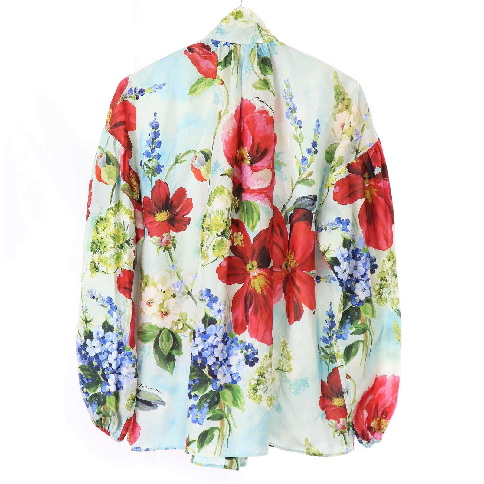 Dolce&Gabbana Vネックシャーリングドレス⭐︎定価581,000円 XS-Lサイズあり 【GINZA COUTURE/銀座クチュール】フラワー