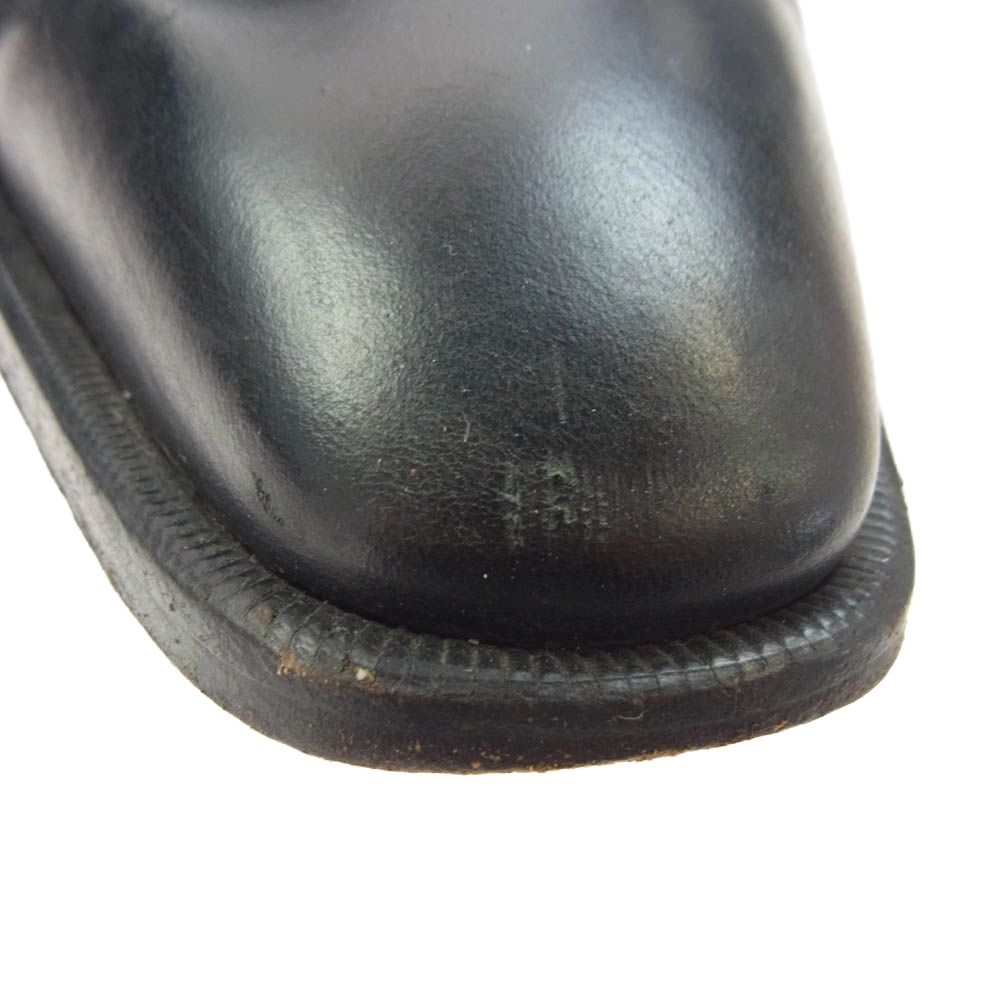 Dolce & Gabbana ブラック モンクストラップシューズ DOLCE&GABBANA ドルチェアンドガッバーナ モンク ストラップ レザー